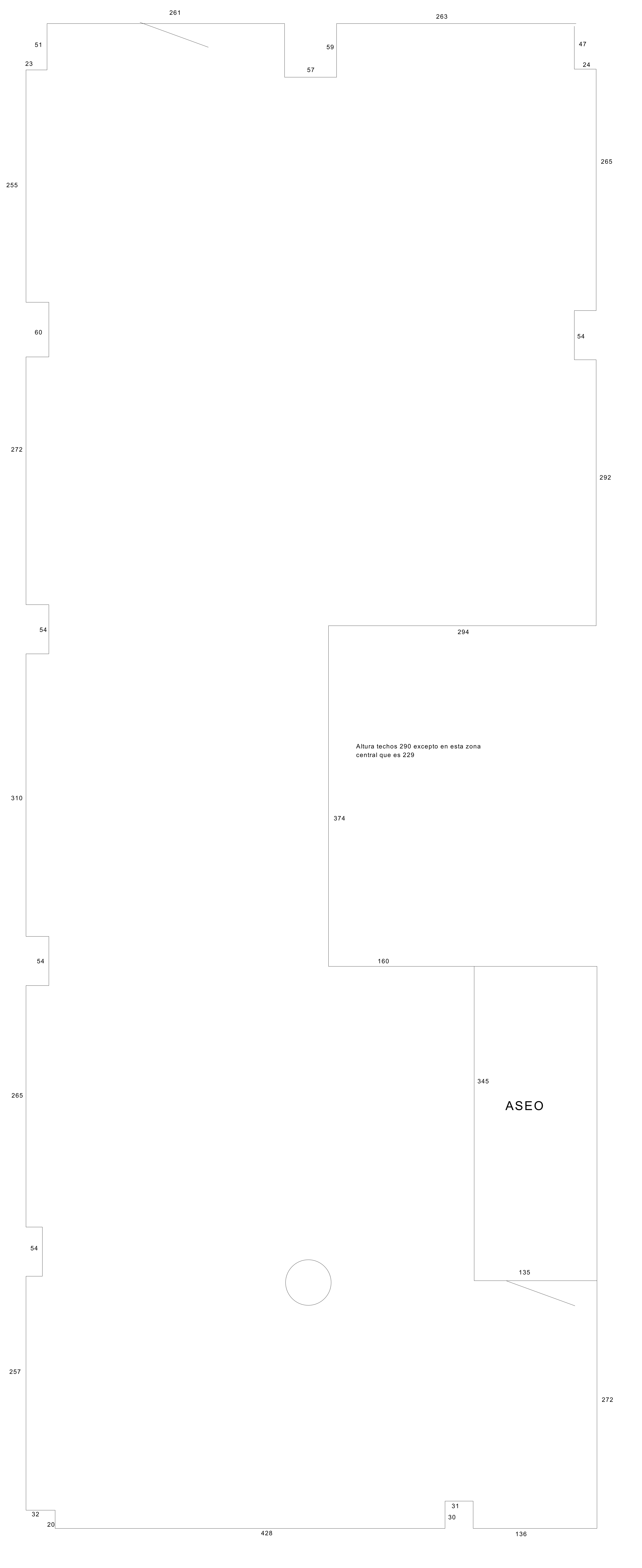 Plano del local